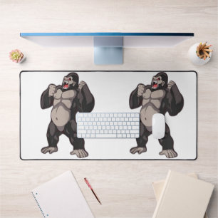 Alfrombrillas De Escritorio Gorila Roaring Ape Monkey
