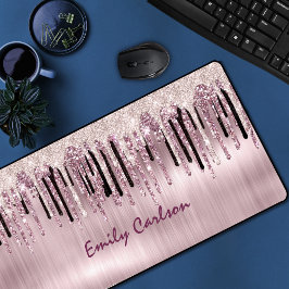 Alfrombrillas De Escritorio goteo rosado de rosa de moda