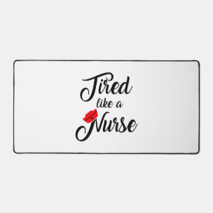 Alfrombrillas De Escritorio Graciosa camiseta de enfermera. 1