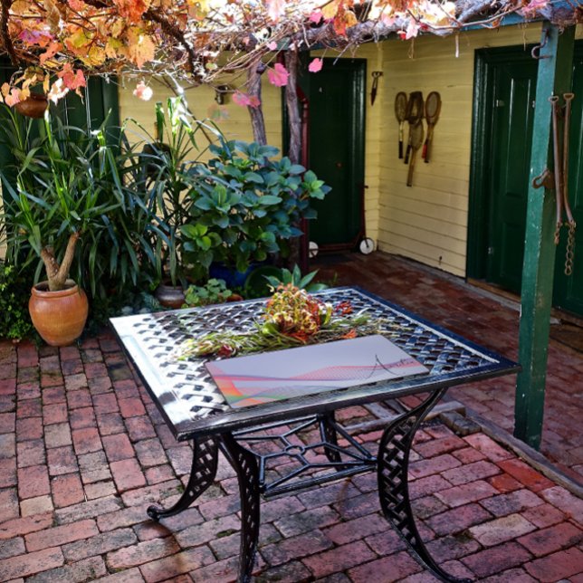 Alfrombrillas De Escritorio Gradiente verde del naranja de lavanda ondulada (Subido por el creador)