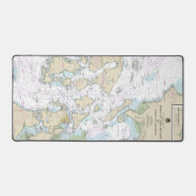 Gráfico del Estrecho de Juan de Fuca al Estrecho d