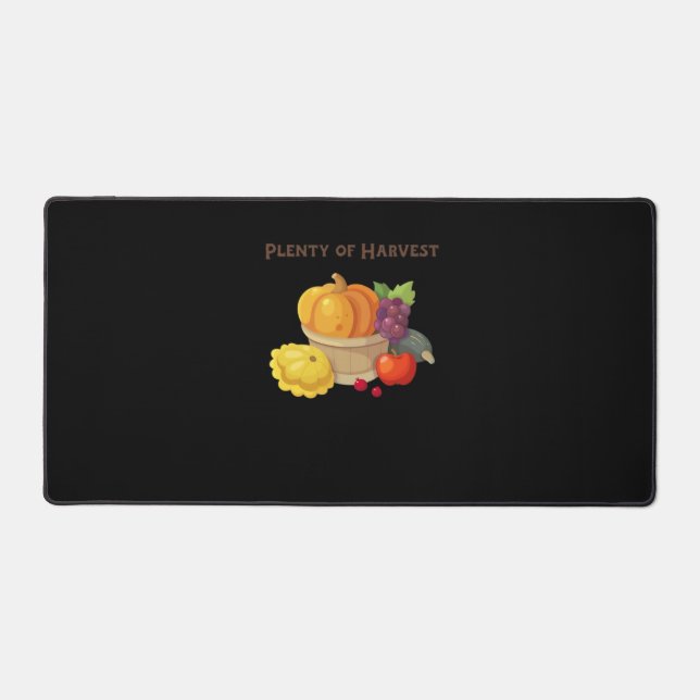 Alfrombrillas De Escritorio Gran cosecha - Cesta otoñal de Illus de Producción (Anverso)