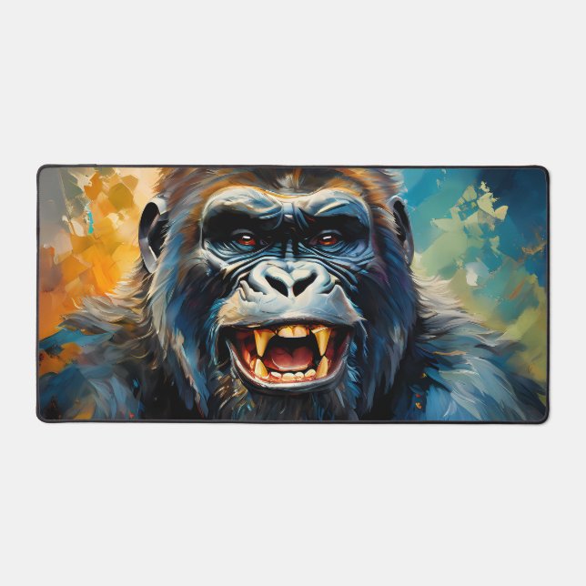 Alfrombrillas De Escritorio Gran sonrisa de Gorilla (Anverso)