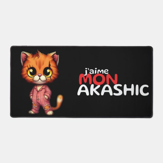 Alfrombrillas De Escritorio Grand Tapis de souris | Zombie Minou (Anverso)