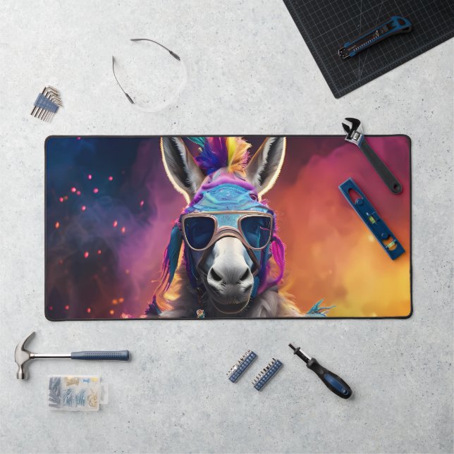 Alfrombrillas De Escritorio Grasas azules de burro (Puesto de trabajo)