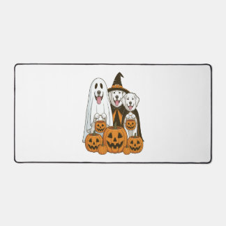 Alfrombrillas De Escritorio Great Pyrenees Dog Ghost Witch Halloween Matching 