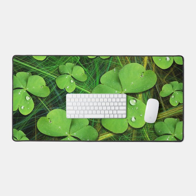 Alfrombrillas De Escritorio Green Shamrock St Patrick's iPhone 5 Funda-Mate (Teclado y ratón)