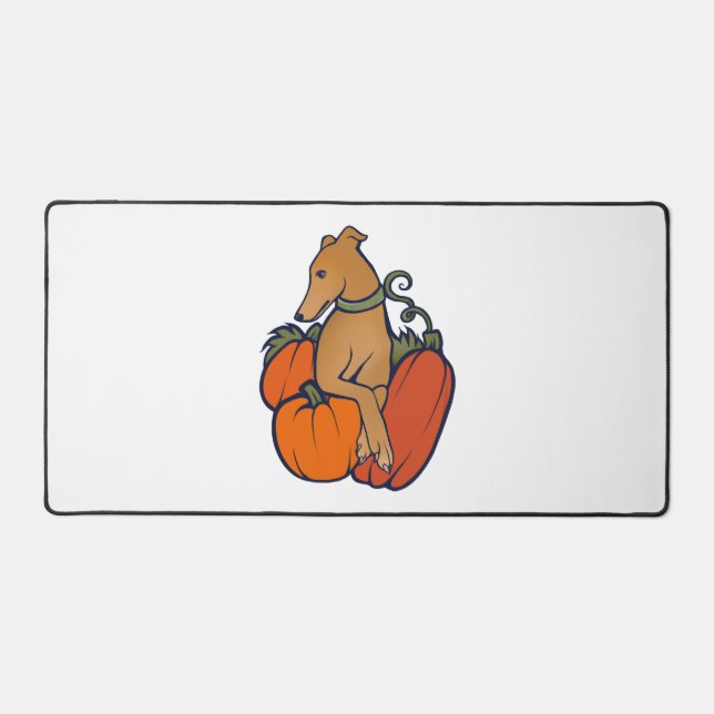 Alfrombrillas De Escritorio greyhound de halloween (Anverso)