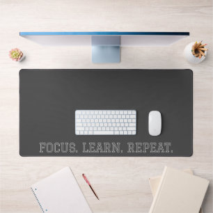 Alfrombrillas De Escritorio Gris Carbón Motivacional Moderno Elegante