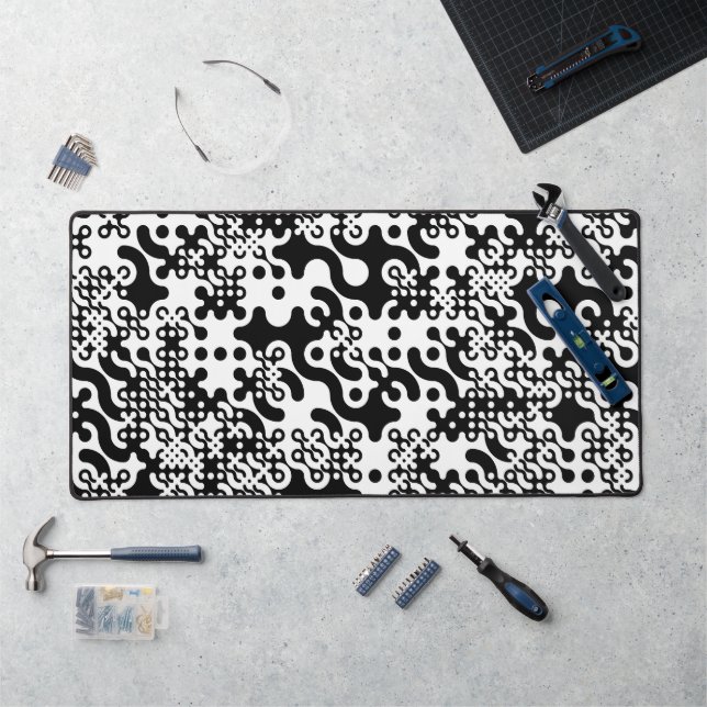 Alfrombrillas De Escritorio Groovy Trippy Truchet Tiles (Puesto de trabajo)