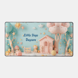 Alfrombrillas De Escritorio Guardería Little Steps Vegetación Pastel Personali
