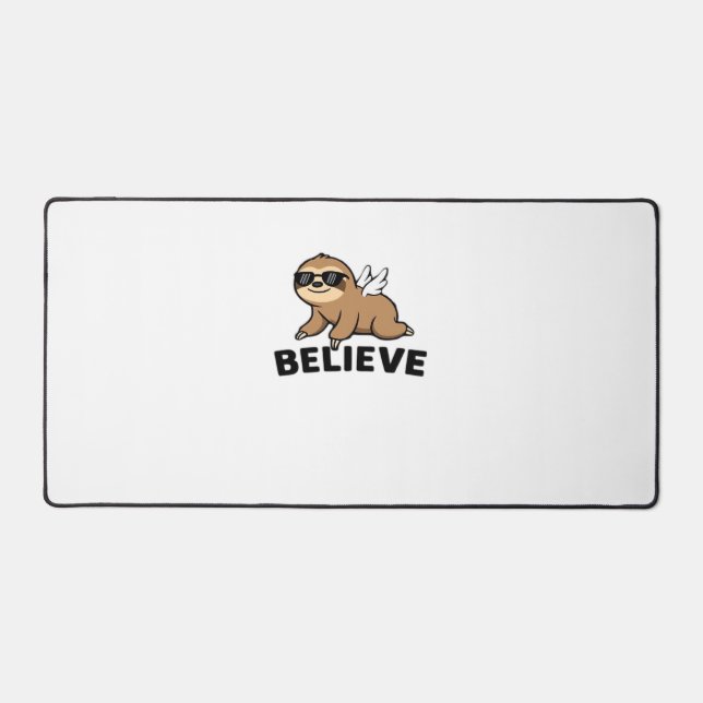 Alfrombrillas De Escritorio Guay Flying Sloth cree que es divertido el diseño  (Anverso)