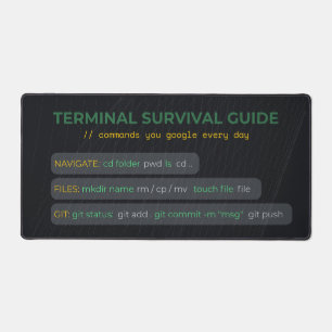 Alfrombrillas De Escritorio Guía de supervivencia de terminal comandos que bus
