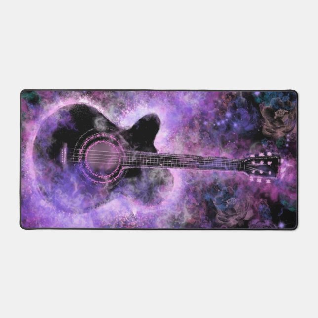 Alfrombrillas De Escritorio Guitar Music Purple (Anverso)