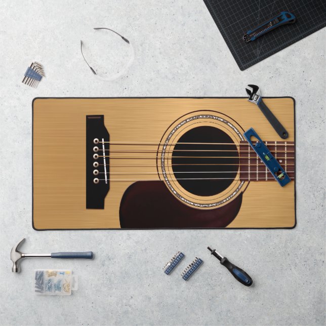 Alfrombrillas De Escritorio Guitarra Acústica (Puesto de trabajo)