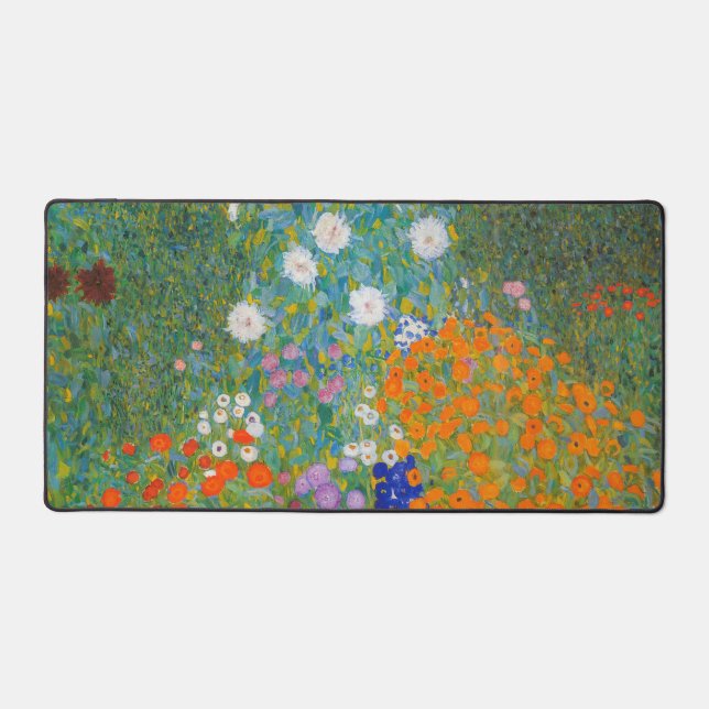 Alfrombrillas De Escritorio Gustav Klimt - Jardín de flores (Anverso)