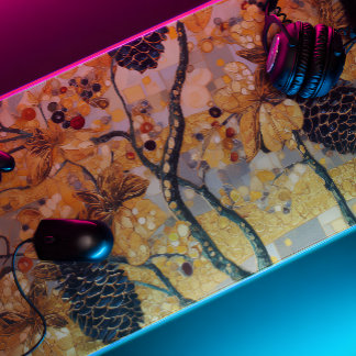 Alfrombrillas De Escritorio gustav klimt Rustic Pinecone Holiday Winter Bathro