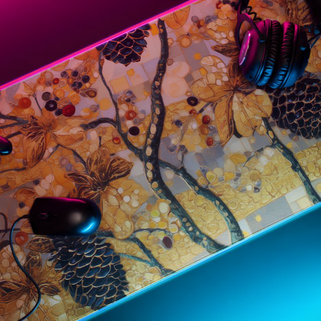 Alfrombrillas De Escritorio gustav klimt Rustic Pinecone Holiday Winter Bathro (Subido por el creador)