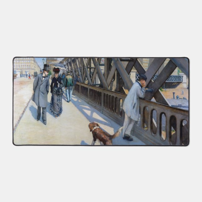 Alfrombrillas De Escritorio Gustave Caillebotte - Le Pont de l'Europe (Anverso)