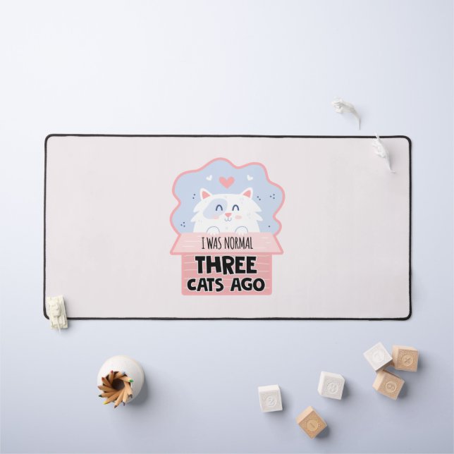 Alfrombrillas De Escritorio Hace Tres Gatos Era Normal (Mesa para niños)