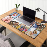 Alfrombrillas De Escritorio Haga su propio Personalizado de 8 Collages de foto<br><div class="desc">Esta alfombra de personalizable cuenta con un collage de fotos perfecto para mostrar tu foto favorita de familia, mascotas, amigos o abuelos. El diseño moderno y bonito es ideal para los amantes del perro, la familia y los amigos, o para aquellos que buscan un accesorio divertido en el escritorio. Es...</div>