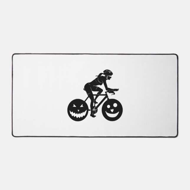 Alfrombrillas De Escritorio Halloween ciclista (Anverso)