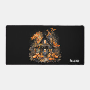 Alfrombrillas De Escritorio Halloween de Hauned House con calabazas