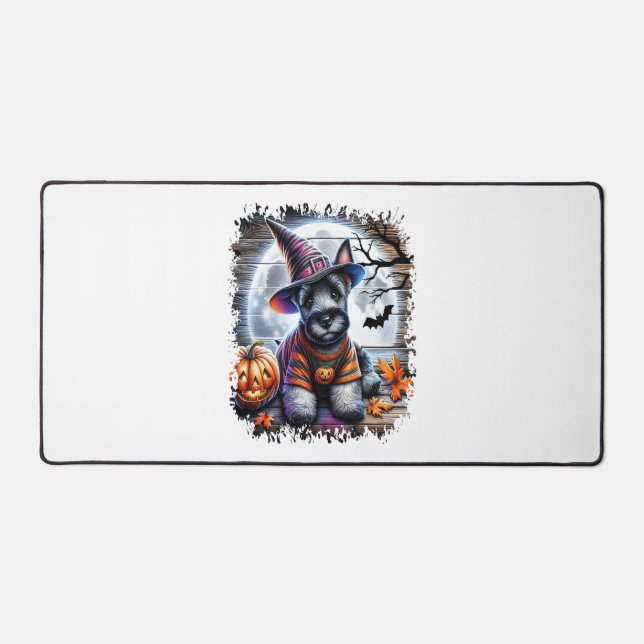 Alfrombrillas De Escritorio Halloween de Perro Terrier de Escocia (Anverso)