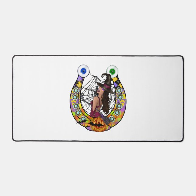 Alfrombrillas De Escritorio Halloween Horseshoe (Anverso)