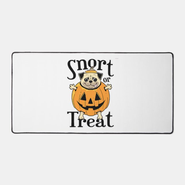 Alfrombrillas De Escritorio Halloween Pug (Anverso)