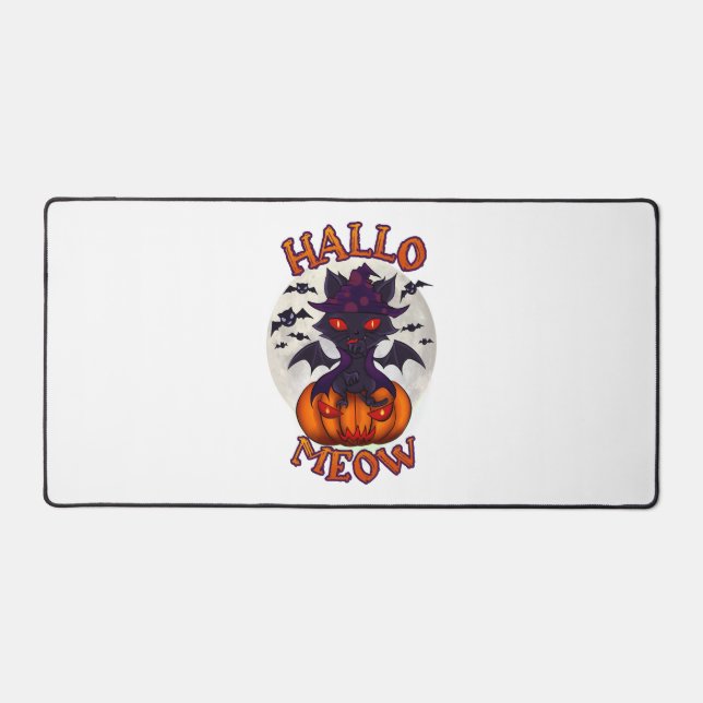 Alfrombrillas De Escritorio Halloween Pumpkin Catoween (Anverso)