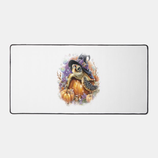 Alfrombrillas De Escritorio Halloween sobre el mar de las tortugas marinas (Anverso)