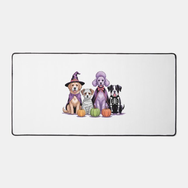 Alfrombrillas De Escritorio Halloween Squad Dog (Anverso)