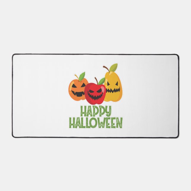Alfrombrillas De Escritorio Halloween Vegan Happy Halloween Calabaza Vegetaria (Anverso)
