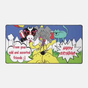 Alfrombrillas De Escritorio Happy Birday Desk Mat