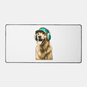 Alfrombrillas De Escritorio Happy Hip-Hop Golden Retriever