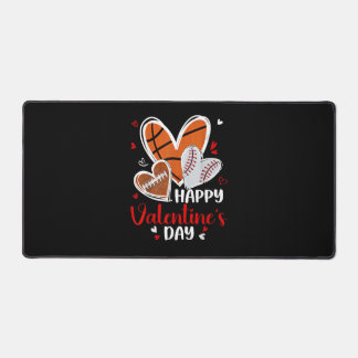 Alfrombrillas De Escritorio Happy Valentine Baseball Football Basketball Heart