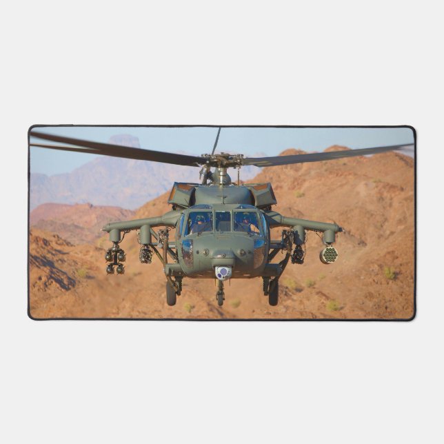 ALFROMBRILLAS DE ESCRITORIO HAWK NEGRO MH-60M (Anverso)