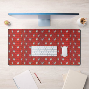Alfrombrillas De Escritorio HEART KNIT Office Studio Desk Mat