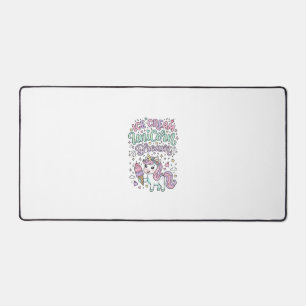Alfrombrillas De Escritorio Helado de Unicornio Sueño de Unicornio Mono Pastel