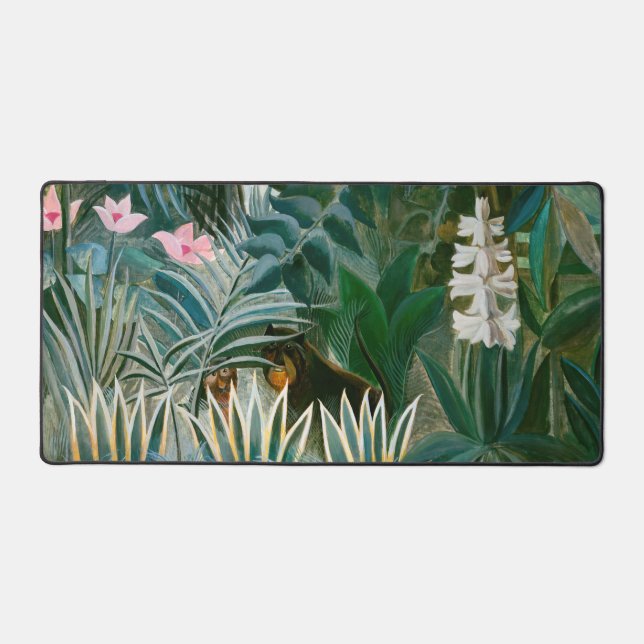 Alfrombrillas De Escritorio Henri Rousseau - La jungla ecuatorial (Anverso)