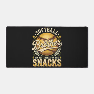 Alfrombrillas De Escritorio Hermano de Sóftbol Divertido Snacks Deportes