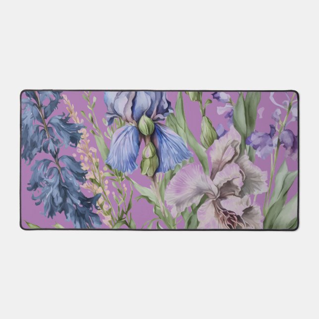 Alfrombrillas De Escritorio Hermosas flores moradas (Anverso)