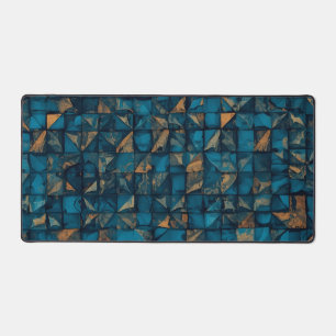Alfrombrillas De Escritorio Hermoso aspecto de patchwork en verde azulado oscu