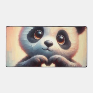 Alfrombrillas De Escritorio Hermoso corazón de amor Panda