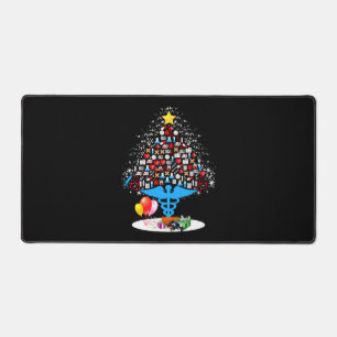 Alfrombrillas De Escritorio Herramientas médicas Árbol de Navidad Divertidos N