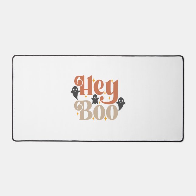 Alfrombrillas De Escritorio Hey Boo Boho Halloween Hey Boo Ghost (Anverso)
