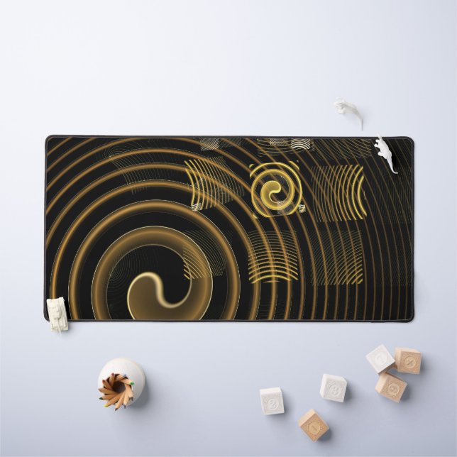 Alfrombrillas De Escritorio Hipnosis Arte abstracto (Mesa para niños)