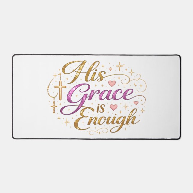 Alfrombrillas De Escritorio His grace is enough (Anverso)