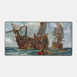 Alfrombrillas De Escritorio HMS Nottingham y buque de guerra Mars 1703